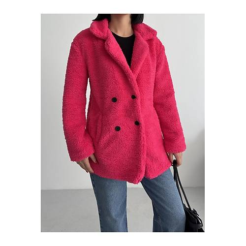 K��l�k Kad�n Teddy Antrasit Mont