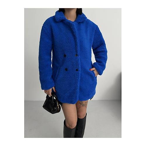 K��l�k Kad�n Teddy Antrasit Mont