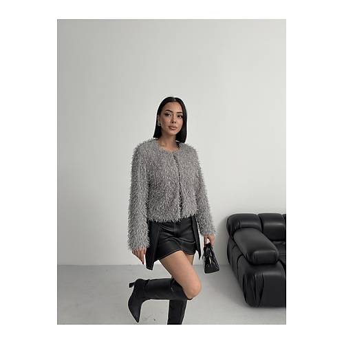 Yakas�z �thal P�sk�ll� Bordo K�rk Mont