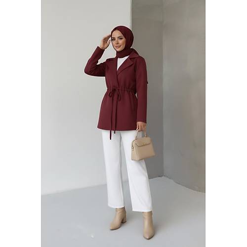 Ba�lama Detayl� Rahat Kal�p Ka�mir H�rka/Ceket