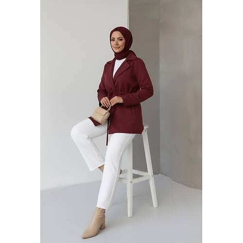 Ba�lama Detayl� Rahat Kal�p Ka�mir H�rka/Ceket