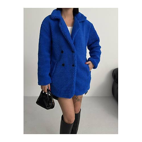 K��l�k Kad�n Teddy Antrasit Mont