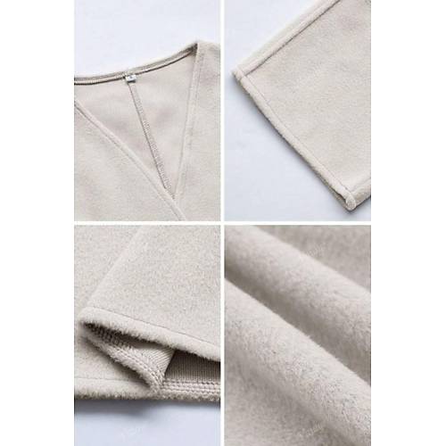 Siyah Ba�lama Detayl� Rahat Kal�p Ka�mir H�rka/Ceket