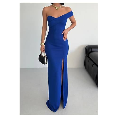 K�rm�z� Gece Elbisesi Abiye