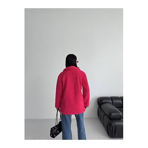 K��l�k Kad�n Teddy Antrasit Mont