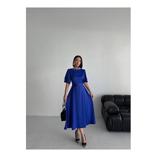 Lisa Kadn Saten Abiye 583219 Syah