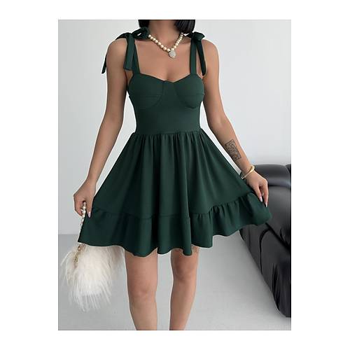 Gs Balamal Mini Krmz Elbise