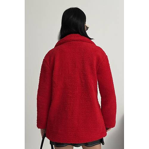 K��l�k Kad�n Teddy Antrasit Mont