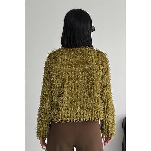 Yakas�z �thal P�sk�ll� Bordo K�rk Mont