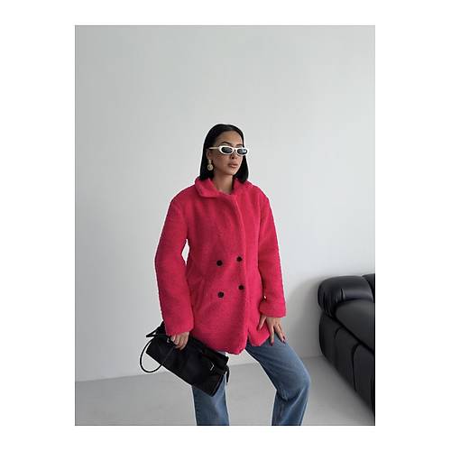 K��l�k Kad�n Teddy Antrasit Mont