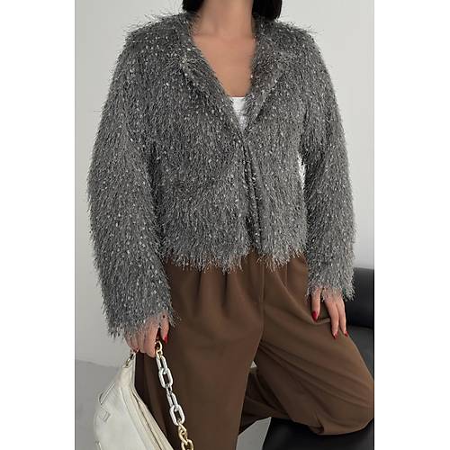 Yakas�z �thal P�sk�ll� Bordo K�rk Mont