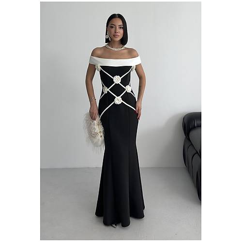 Eliza iekli Abiye Elbise