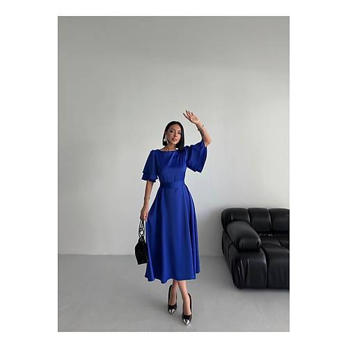 Lisa Kadn Saten Abiye 583219 Syah