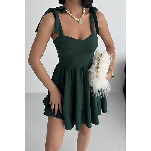 Gs Balamal Mini Krmz Elbise