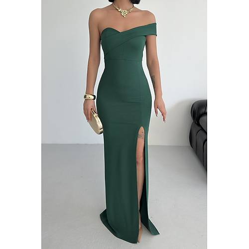 Krmz Gece Elbisesi Abiye