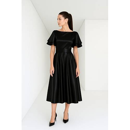 Lisa Kadn Saten Abiye 583219 Syah