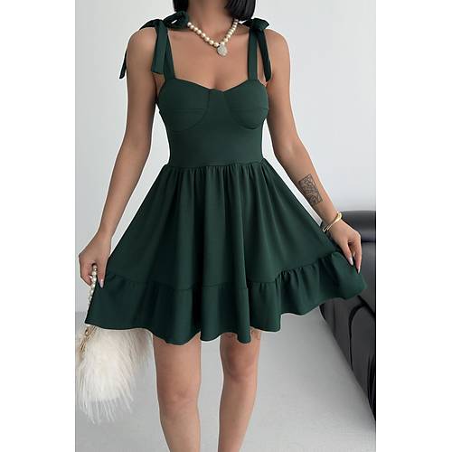 Gs Balamal Mini Krmz Elbise