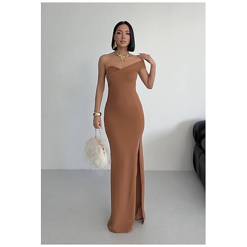 K�rm�z� Gece Elbisesi Abiye
