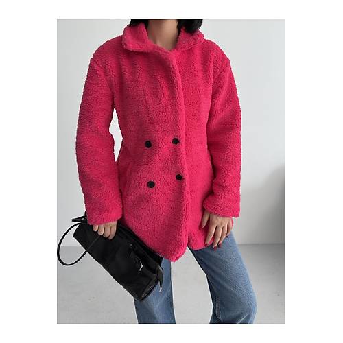 K��l�k Kad�n Teddy Antrasit Mont