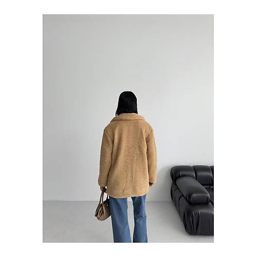 K��l�k Kad�n Teddy Antrasit Mont