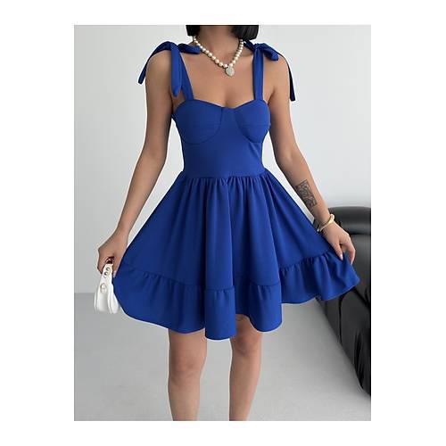 Gs Balamal Mini Krmz Elbise