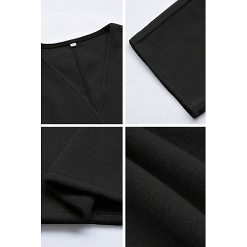 Siyah Ba�lama Detayl� Rahat Kal�p Ka�mir H�rka/Ceket