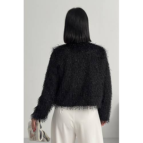 Yakas�z �thal P�sk�ll� Bordo K�rk Mont