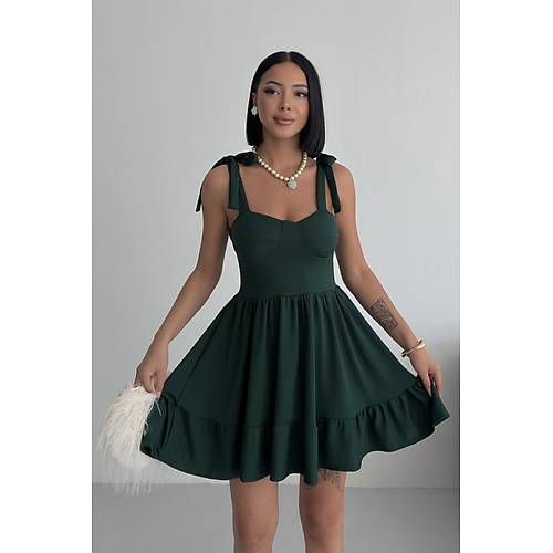 Gs Balamal Mini Krmz Elbise