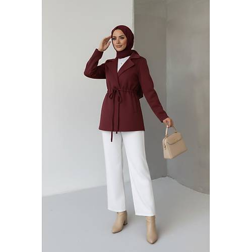 Ba�lama Detayl� Rahat Kal�p Ka�mir H�rka/Ceket