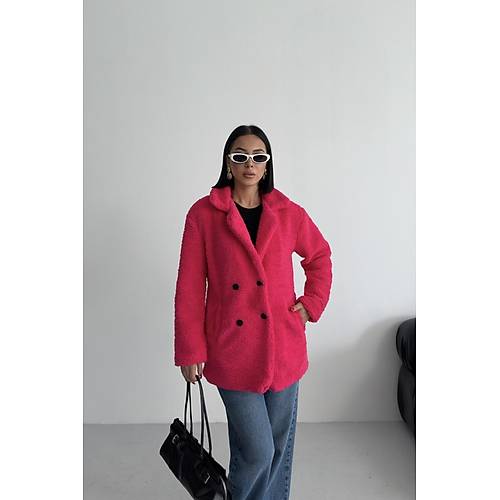 K��l�k Kad�n Teddy Antrasit Mont