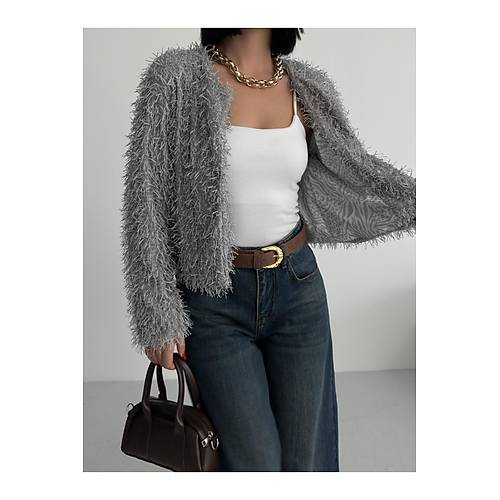 Yakas�z �thal P�sk�ll� Bordo K�rk Mont