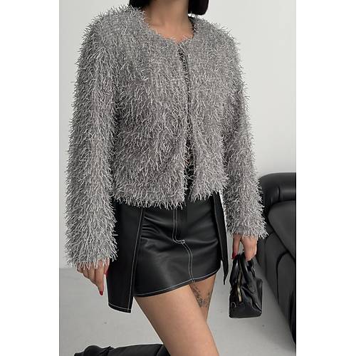 Yakas�z �thal P�sk�ll� Bordo K�rk Mont