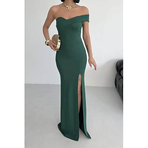 Krmz Gece Elbisesi Abiye