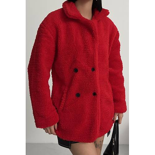 K��l�k Kad�n Teddy Antrasit Mont