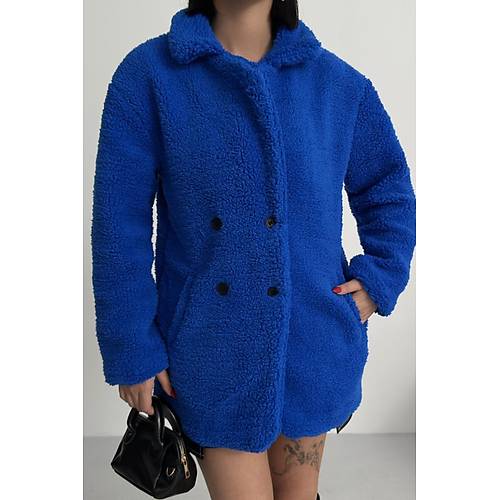 K��l�k Kad�n Teddy Antrasit Mont