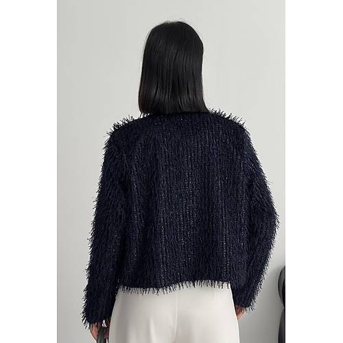 Yakas�z �thal P�sk�ll� Bordo K�rk Mont