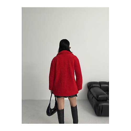 K��l�k Kad�n Teddy Antrasit Mont