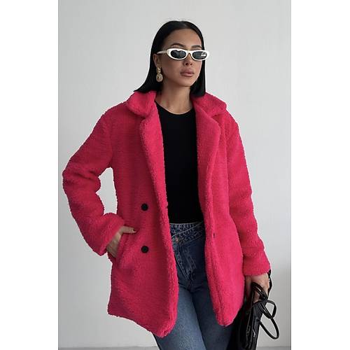 K��l�k Kad�n Teddy Antrasit Mont