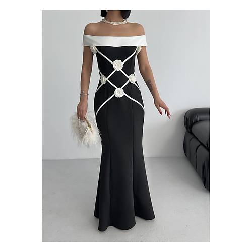 Eliza iekli Abiye Elbise