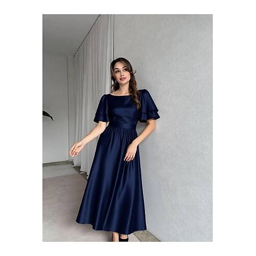 Lisa Kadn Saten Abiye 583219 Syah