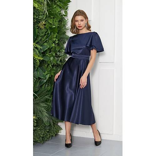 Lisa Kadn Saten Abiye 583219 Syah