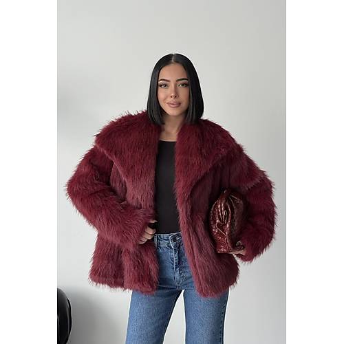 K�sa �thal �n� Kapamal� Yakal� K�rk Ceket Mont