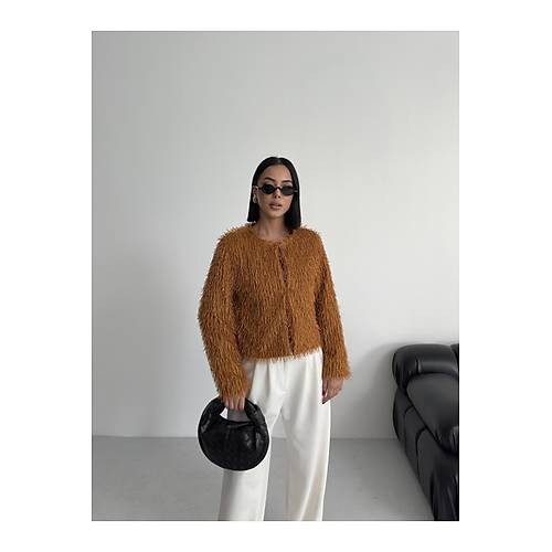 Yakas�z �thal P�sk�ll� Bordo K�rk Mont