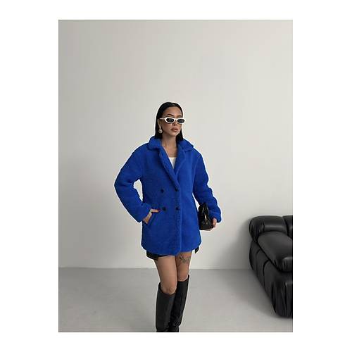 K��l�k Kad�n Teddy Antrasit Mont