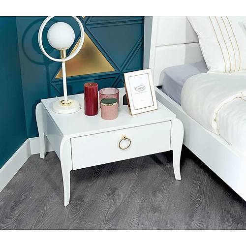 Almila Elegant Beyaz Gen� Odas�