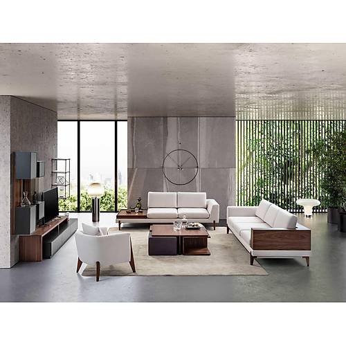 Prada Ceviz Koltuk Takm