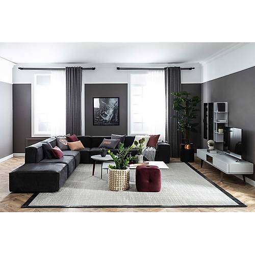 Saloni Plus Poufy Bohem Koltuk Tak�m�