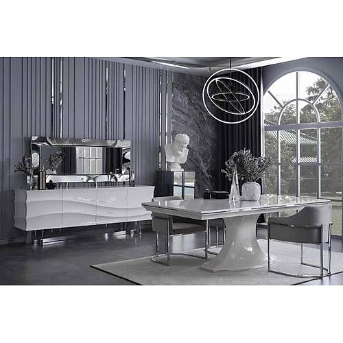 �nfinity Beyaz Yemek Odas�