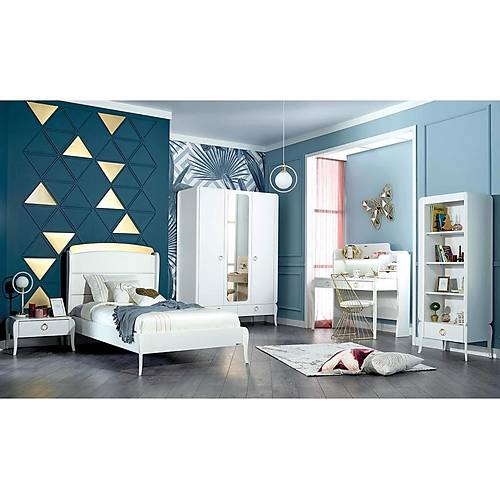 Almila Elegant Beyaz Gen� Odas�