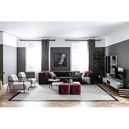 Saloni Plus Poufy Bohem Koltuk Tak�m�